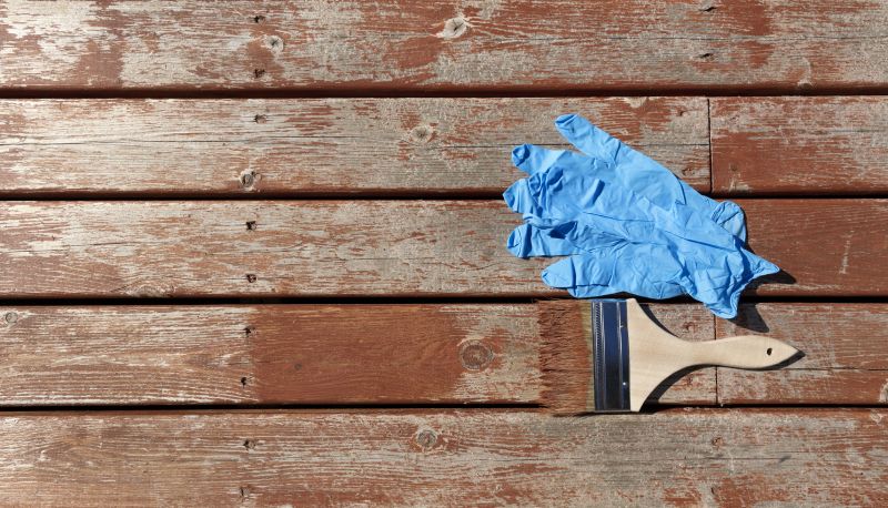 Contractor Working on Cedar Deck